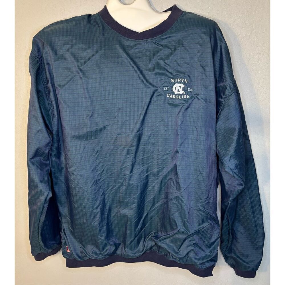 Vintage University of North Carolina Tarheels Pullover Windbreaker Jacket Size X